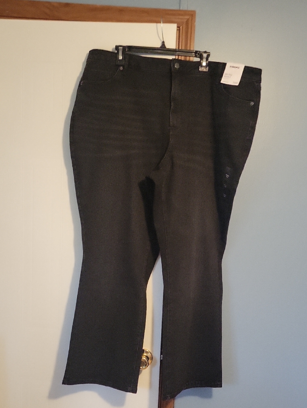 🆕️ Sonoma Woman' Black Mid-Rise Bootcut Jeans Size 24W